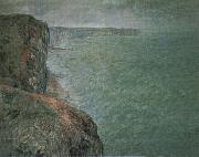 Claude Monet The Sea Seen from the Cliffs France oil painting artist